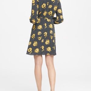 Banana Republic floral wrap dress
